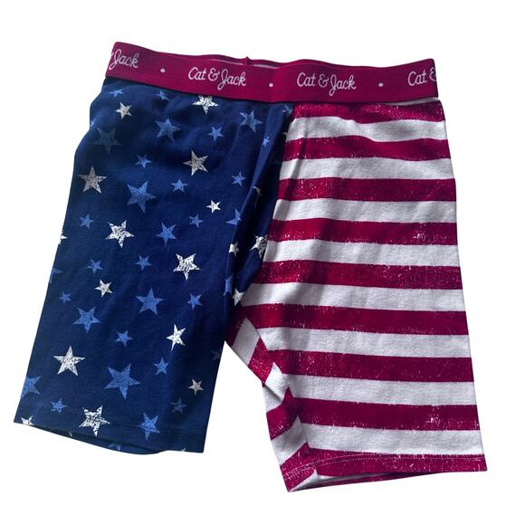 Cat & Jack star and stripes pajamas boxers - Picture 1 of 3